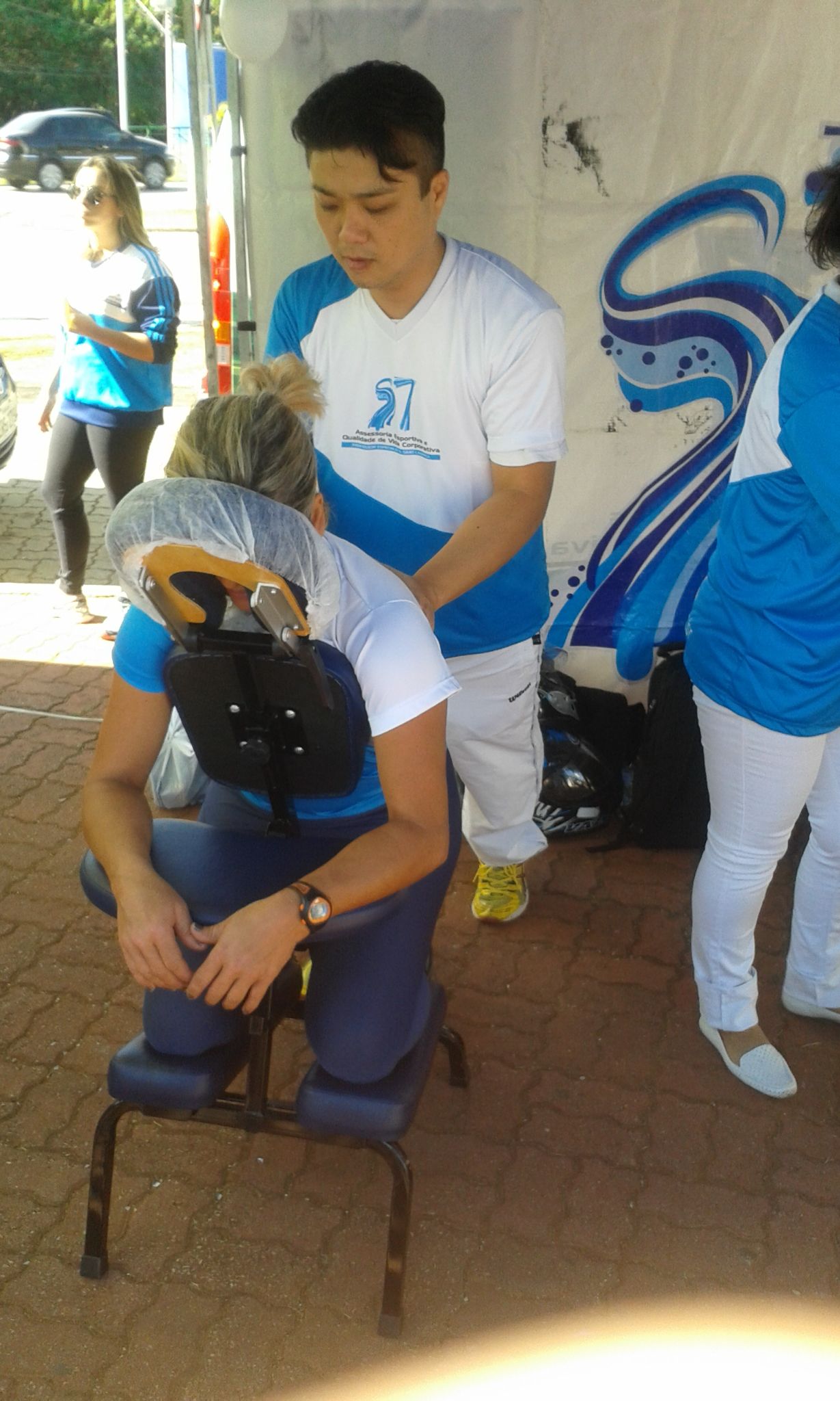 Quick Massage no evento Toyota Boukoshu